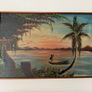Framed Signed Oil Painting by E Mbuya Image 3