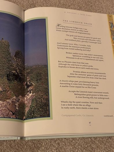 A Treasury of Irish Verse 1992 Celtic Poetry and Art