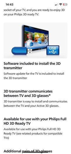 Philips 3D upgrade kit PTA02/00