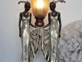Table lamp Femme Fatale Table Lamp Gatsby Art Deco Lamp with Dancers