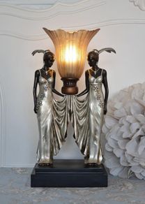 Table lamp Femme Fatale Table Lamp Gatsby Art Deco Lamp with Dancers