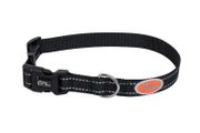 Pet Nova Dog Cat Adjustable Nylon Collar Black XS - XL