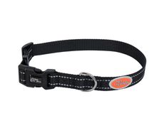 Pet Nova Dog Cat Adjustable Nylon Collar Black XS - XL