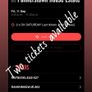 Two district X  tickets Image 2