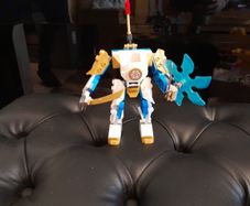 LEGO Ninjago Zane Titanium Mech (from Set 70595 or similar) - Used, Built