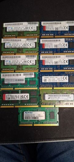 DDR 3 - SODIMM Laptop memory - Job Lot of 11 Units,