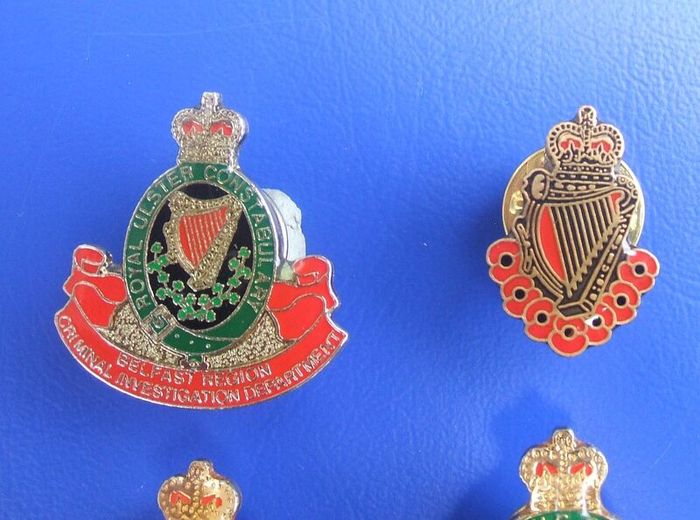 ROYAL ULSTER CONSTABULARY (RUC Northern Ireland) - four RUC fund-raising charitable badges (1990s/early 2000s)