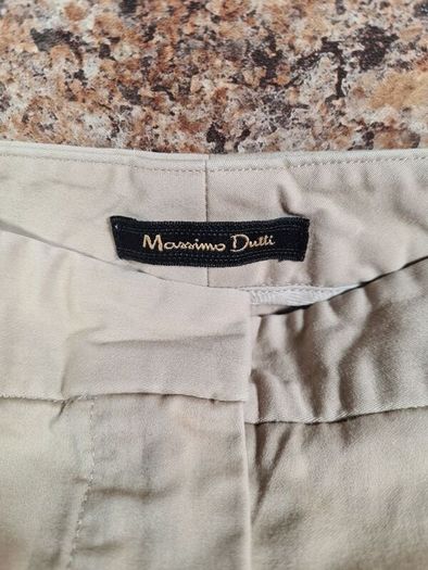 womens MASSIMO DUTTI  trousers chinos stretchy beige Size EU 40 W 32 L 28