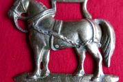 Vintage Horse Harnes Brass Medallion, Horse Bridle Medallion