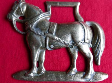 Vintage Horse Harnes Brass Medallion, Horse Bridle Medallion