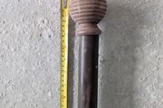 wooden curtain poles