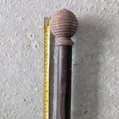 wooden curtain poles