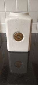 Antique Ceramic Flour Bin.