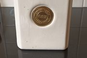 Antique Ceramic Flour Bin.