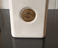 Antique Ceramic Flour Bin.