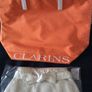 FREE tote bag or cosmetic bag with these items - Clarins Tonic Bath and Shower Concentratel and Hand and Nail.Treatment Cream 100 ml - Brand New - Gift Wrapped Image 10