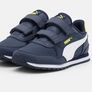 Puma St Runner Size 11 Junior Blk/wht/yel Image 3