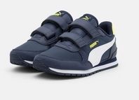 Puma St Runner Size 11 Junior Blk/wht/yel
