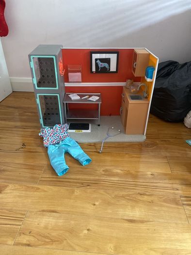 Our generation doll vet and veterinarian outfit with accessories