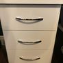 White Gloss Bedside Lockers x 2 Image 6