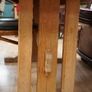 Vintage Pine Trestle Dining Table Image 6