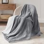 Bedsure Sherpa Fleece Throw Blanket Silver Grey 150 x 200 cm - Brand New Image 4