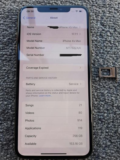 iPhone XS Max - Dual Physical Nano SIM