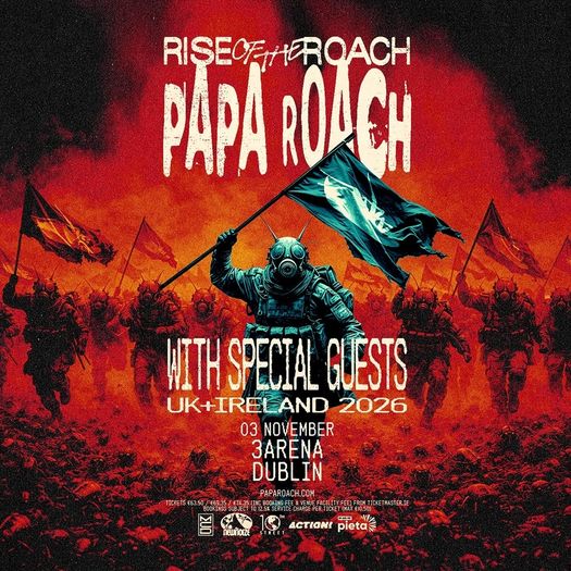 Papa Roach 3Arena Tickets x2