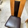 Solid Oak Dining Table and 6 Chairs Image 5