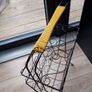 Vintage Metal Magazine Rack Image 2
