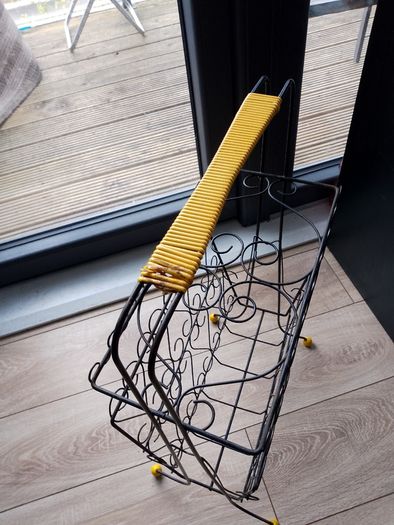 Vintage Metal Magazine Rack