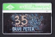 1994 Great Britain 20 unit British Telecom 35 years of Blue Peter Phonecard (Landis &amp; Gyr) used
