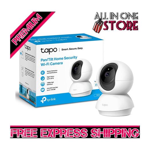 Tilt Smart Security Camera, Indoor CCTV, 360 Degree Rotational Views, Works with Alexa&Google Home, No Hub Required, 1080p, 2-Way Audio, Night Vision (FREE SHIPPING)