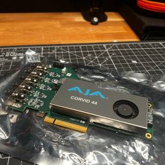 Aja Corvid 44 Bnc Pcie Card Crv44-bnc-r0 | 4-ch 3g-sdi 4k I/o | Unused Open Box