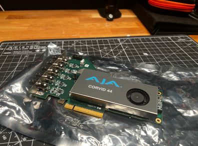 Aja Corvid 44 Bnc Pcie Card Crv44-bnc-r0 | 4-ch 3g-sdi 4k I/o | Unused Open Box