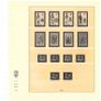 1974-1979 Gibraltar Lindner-T Illustrated 18 Ring Hingless Album Pages with illustrated examples of stamp. Pages 16-32 excluding page 26 (includes 16 images) Image 8