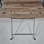 2 IKEA folding tables and 4 matching folding chairs. Image 5