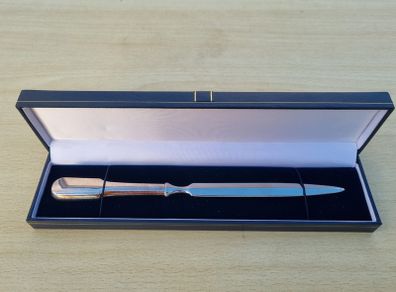 Vintage silver plate paper knife