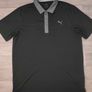 Puma Golf Black Polo Shirt Mens Large Image 2