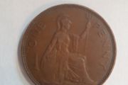 Great Britain UK 1938 One Penny George VI Coin - free standard postage