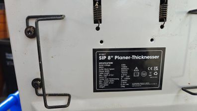 SIP 8" Planer Thicknesser