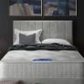 Grey velvet double bed 5ft Image 5