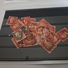 Extremely Rare penny red stamps..Irish cancellation..Dublin..county Meath...and more