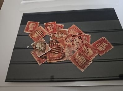Extremely Rare penny red stamps..Irish cancellation..Dublin..county Meath...and more