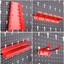 25pcs Metal Perforated Wall Mounted Tool Storage Organiser / Pegboard Image 4