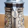 German Beer Stein Pewter Lid Vintage Made in Germany Image 2