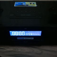 iLuv Dock Station iPod Bluetooth CD Alarm USB BluePin AM/FM AUX Antenna i198BLK