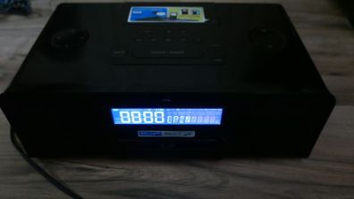 iLuv Dock Station iPod Bluetooth CD Alarm USB BluePin AM/FM AUX Antenna i198BLK