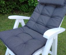Garden Chair with Cushion and Storage Bag