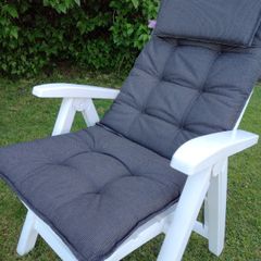 Garden Chair with Cushion and Storage Bag
